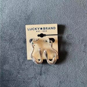 Brand new Lucky Brand Vintage Silver Earrings